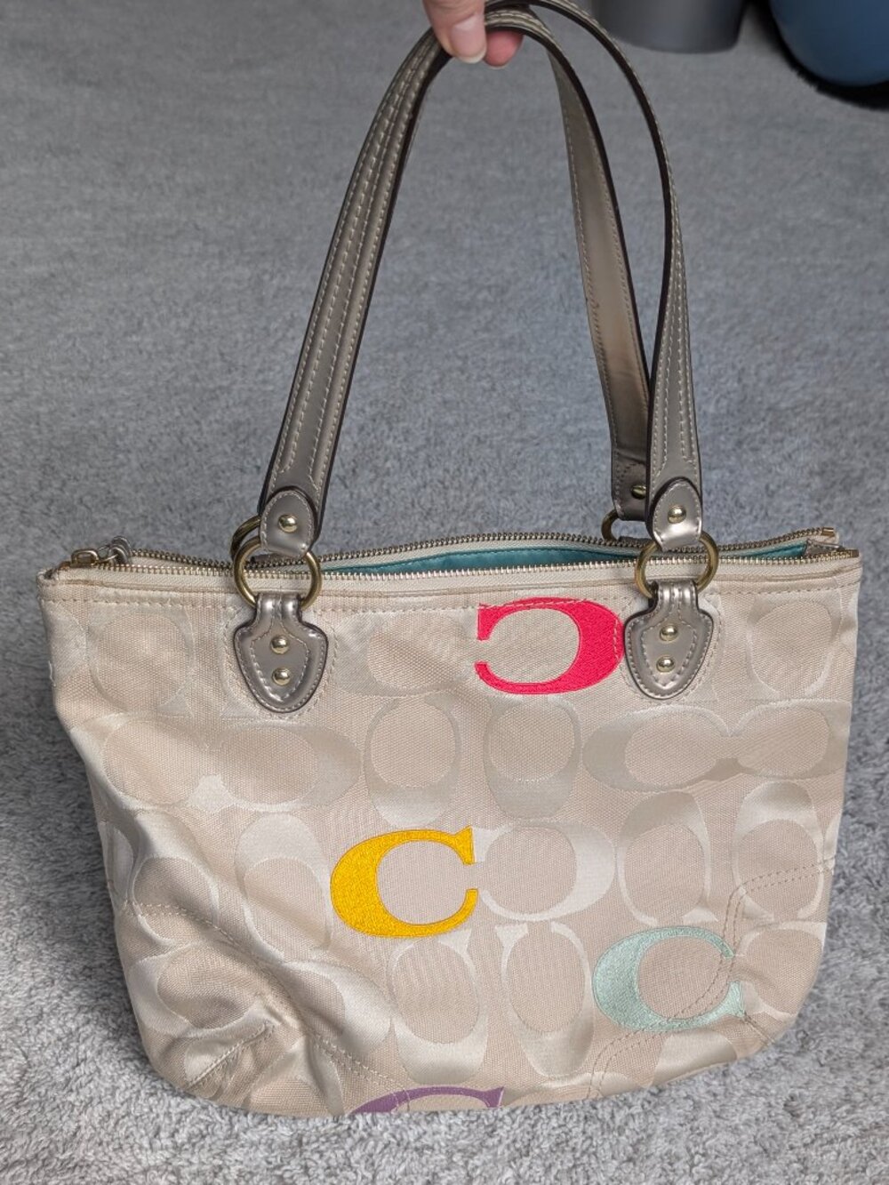 Vintage Coach Poppy Canvas Bag 23521 - Picture 2 of 10